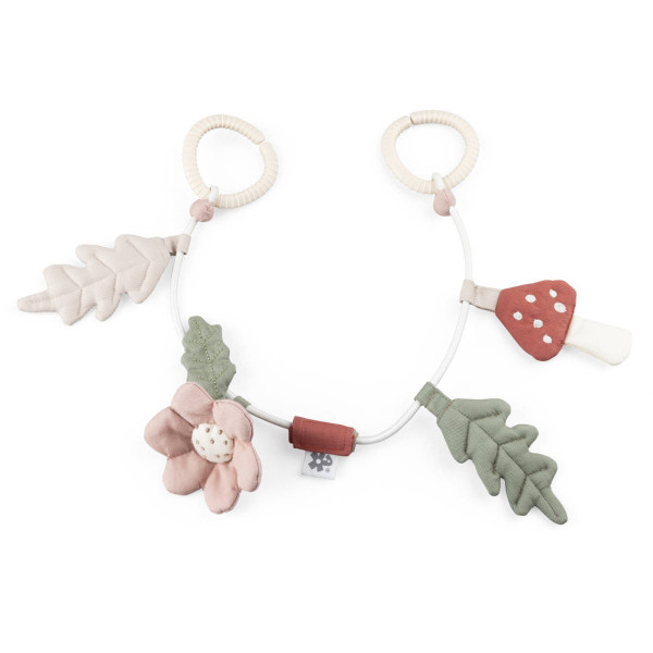 Sebra Kinderwagenketting, Blad/ Paddenstoel/ Bloem