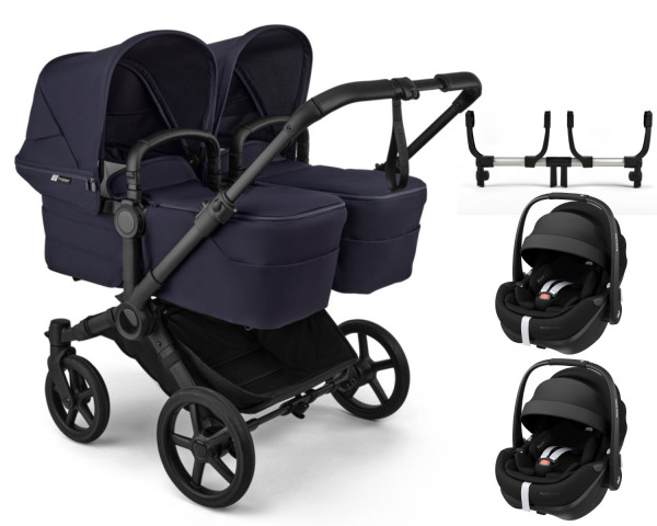 Bugaboo Donkey 6 Twin Kinderwagen Set 3 in 1 incl. Maxi Cosi Pebble 360 Pro2 i-Size