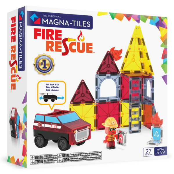 Magna-Tiles Fire Rescue – 27-delig