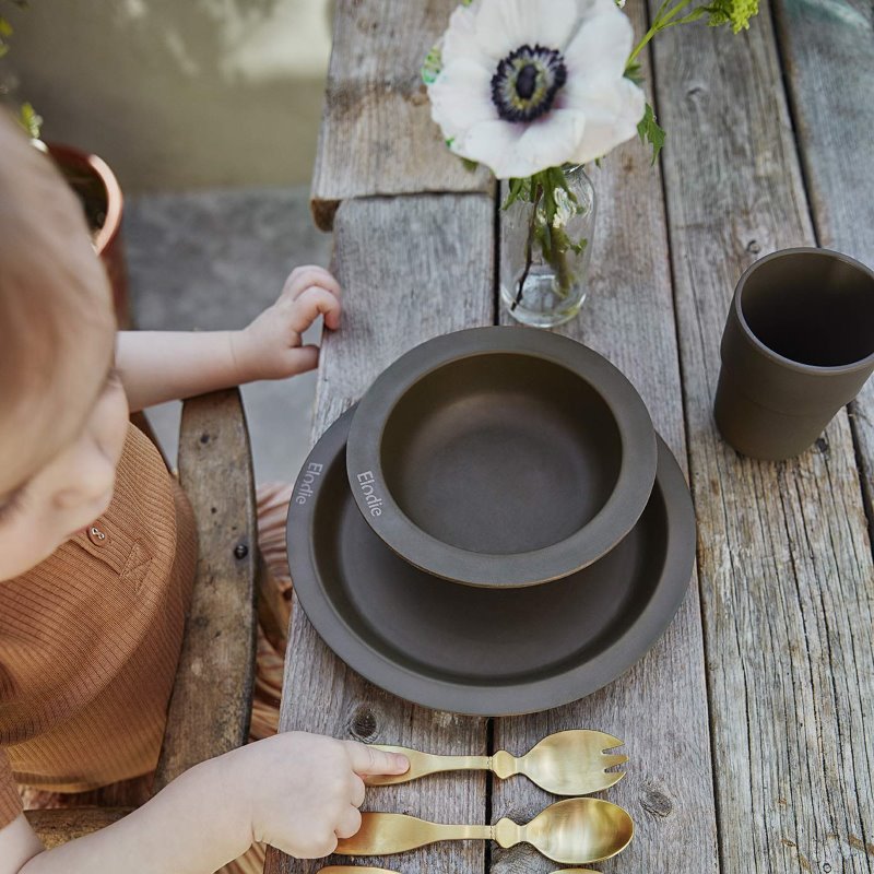 thumbnail: 4-delige RVS Bestekset Voor Kinderen - Vaatwasmachinebestendig - Met Afgeronde Randen