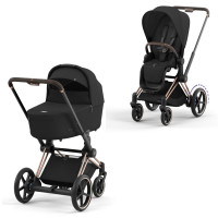 Cybex E-Priam Combi Wandelwagen met Lux Reiswieg Cybex E-Priam Combi Wandelwagen met Lux Reiswieg
