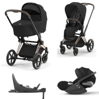 Cybex Priam Kinderwagen Set 4 in 1 incl. Cybex Cloud T i-Size en Cybex Base T Cybex Priam Kinderwagen Set 4 in 1 incl. Cybex Cloud T i-Size en Cybex Base T