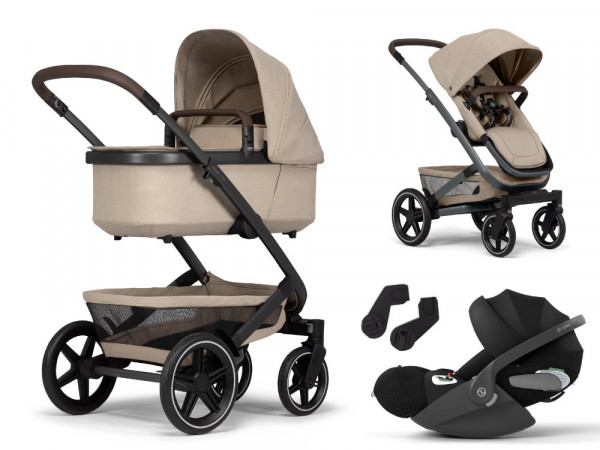 Joolz Geo 3 kinderwagenset 3 in 1 met Cybex Cloud T i-Size autostoeltje