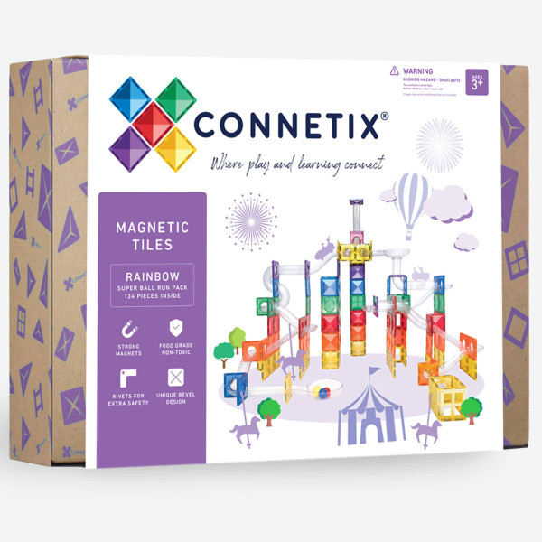Connetix Super Ball Run Pack – 134-delig (Limited Edition)