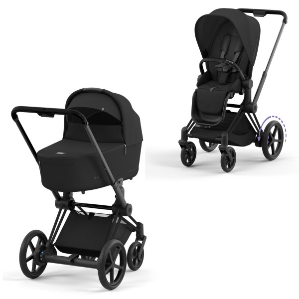 Cybex E-Priam Kinderwagenset 3 in 1 incl. Cybex Cloud T Autostoeltje
