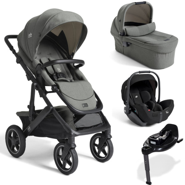 Joie Signature Vinca 4-in-1 Kinderwagen Set incl. i-Level Pro i-Size Autostoeltje & i-Base Encore