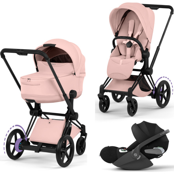 Cybex E-Priam 5 Style Kinderwagen Set 3 in 1 incl. Cloud T i-Size Autostoel