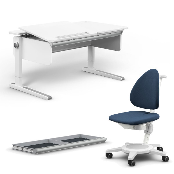 Moll Champion Left Up bureau + Maximo Bureaustoel