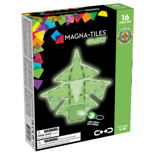 Magna-Tiles Glow in the Dark – 16 Stukken
