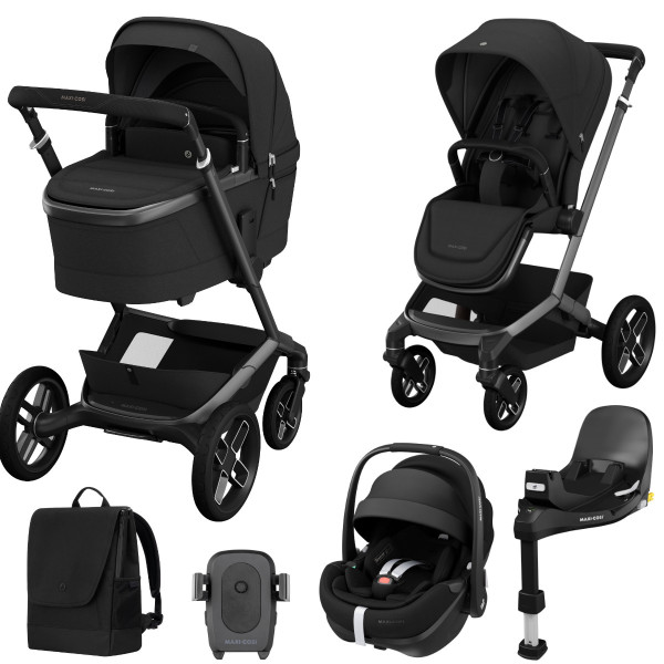 Maxi Cosi Fame Kinderwagen 3-in-1 Set incl. Pebble 360 Pro2 i-Size + Gratis FamilyFix 360 Pro + Gratis Accessoires