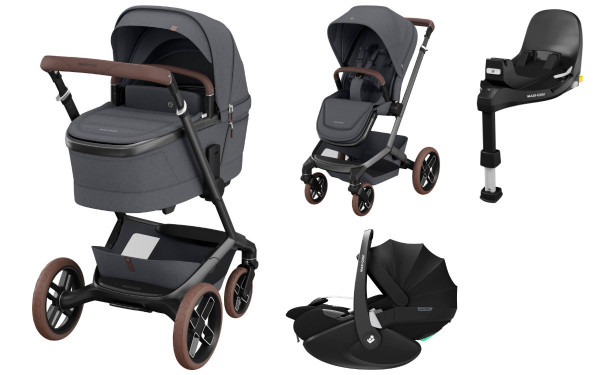 Maxi Cosi Fame Kinderwagen Set 3-in-1 incl. Pebble 360 Pro2 i-Size baby autostoel + Gratis FamilyFix 360 Pro