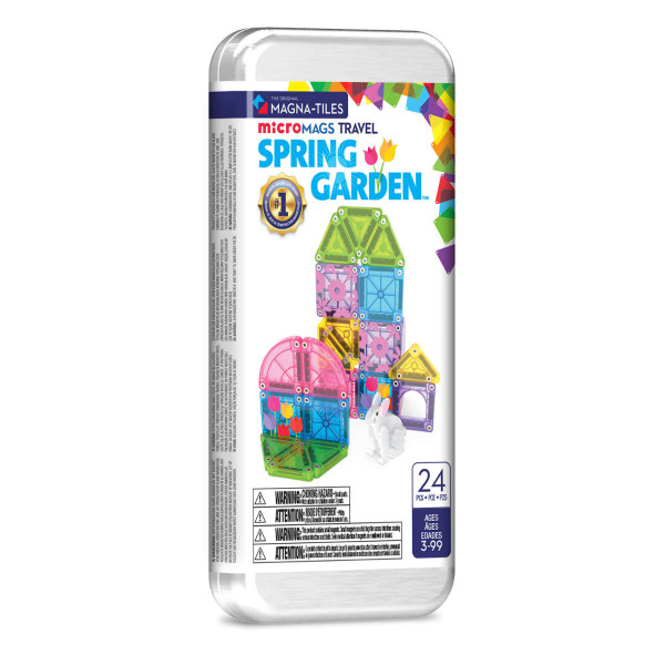 Magna-Tiles microMAGS Spring Garden Reisset - 24-delig