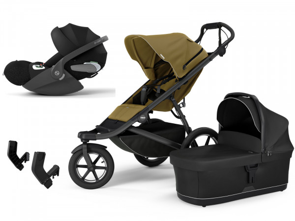 Thule Urban Glide 3 Kinderwagen Set 3-in-1 incl. Cybex Cloud T i-Size Babystoeltje