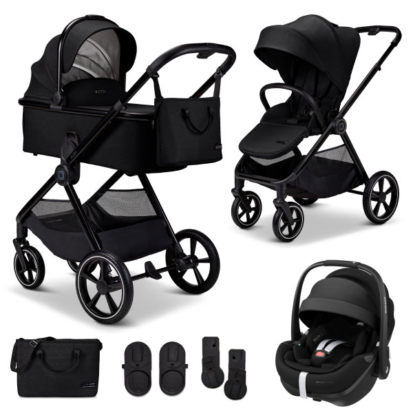 Moon Aura Kinderwagen Set 3 in 1 inclusief Maxi Cosi Pebble 360 Pro² Babystoeltje 2026