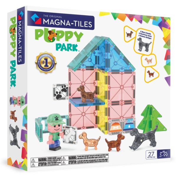 Magna-Tiles Puppy Park – 27-delig