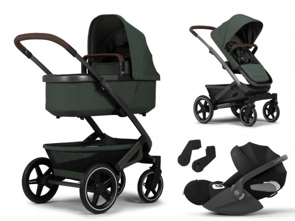 Joolz Geo 3 kinderwagenset 3 in 1 met Cybex Cloud T i-Size autostoeltje