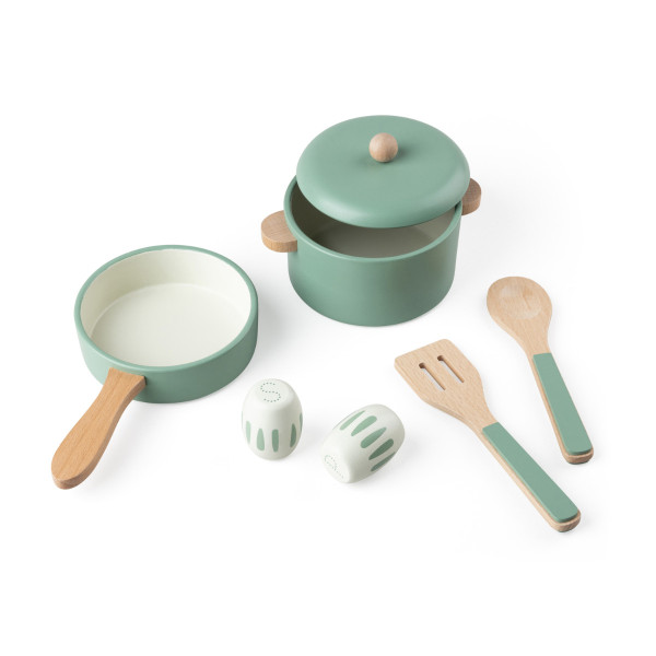 Sebra Houten Potten- en Pannenset, 100% FSC