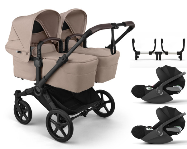 Bugaboo Donkey 6 Twin 3-in-1 Set incl. 2x Cybex Cloud T i-Size