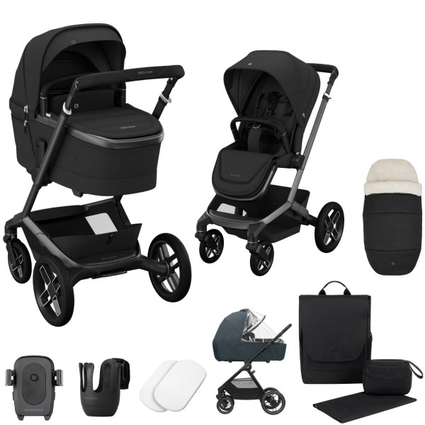 Maxi-Cosi Fame Kinderwagen 2 in 1 + Accessoires