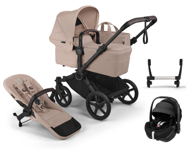 Bugaboo Donkey 6 Mono Kinderwagen Set 3 in 1 incl. Maxi Cosi Pebble 360 Pro2 i-Size