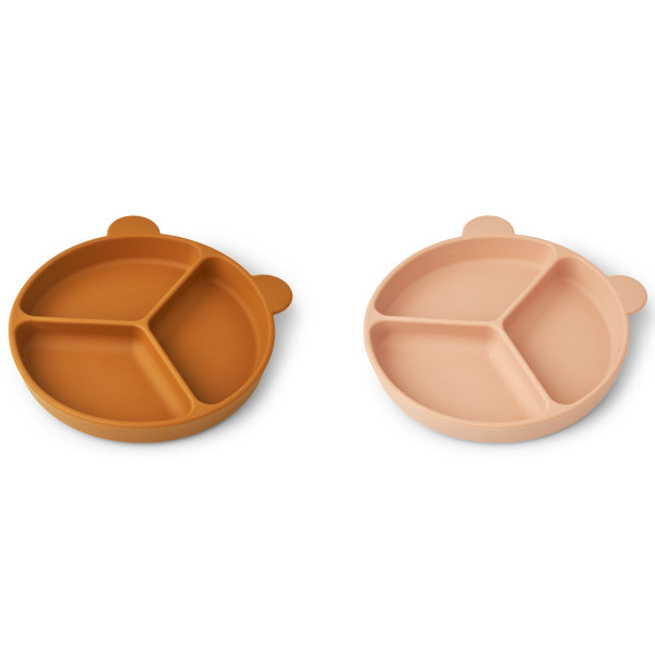 Liewood Stacy Verdeelbord met Zuignap 2-pack