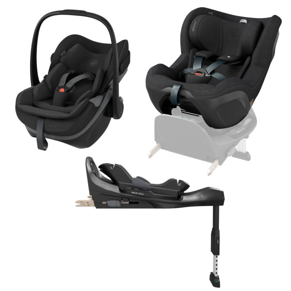 Maxi-Cosi Slide Pro Bundle – Pebble, Pearl & FamilyFix i-Size Set