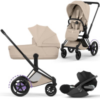 Cybex e-Priam 5 Comfort Kinderwagen Set 3 in 1 incl. Cloud T i-Size