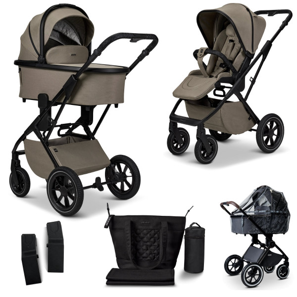 Moon PIU Kinderwagen Set 3 in 1 inclusief Accessoires