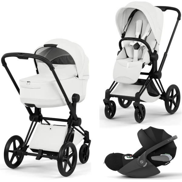 Cybex Priam 5 Style Kinderwagen Set 3 in 1 incl. Cloud T i-Size Autostoel – Premium Travelsysteem
