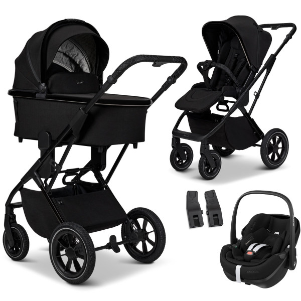 Moon Piu Kinderwagen Set 3 in 1 inclusief Maxi Cosi Pebble 360 Pro 2