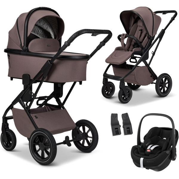 Moon Piu Kinderwagen Set 3 in 1 inclusief Maxi Cosi Pebble 360 Pro 2