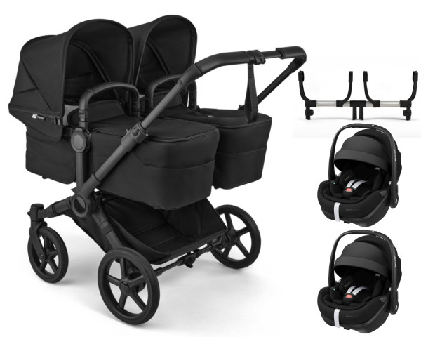 Bugaboo Donkey 6 Twin Kinderwagen Set 3 in 1 incl. Maxi Cosi Pebble 360 Pro2 i-Size