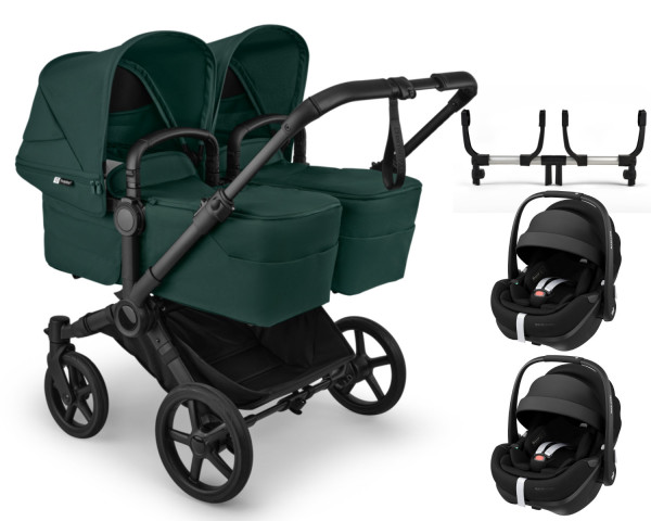 Bugaboo Donkey 6 Twin Kinderwagen Set 3 in 1 incl. Maxi Cosi Pebble 360 Pro2 i-Size