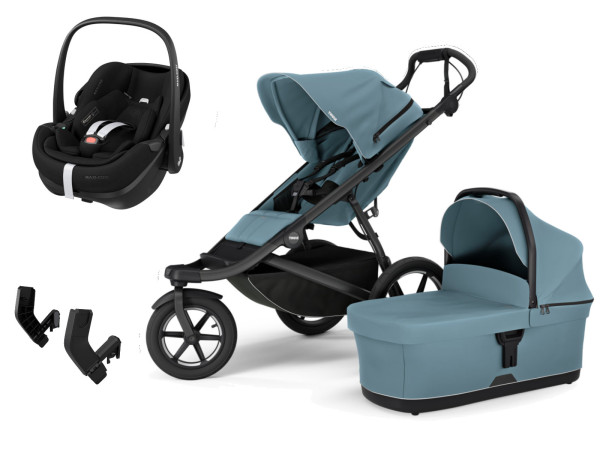 Thule Urban Glide 3 Kinderwagen Set 3-in-1 incl. Maxi Cosi Pebble 360 Pro 2 Autostoeltje