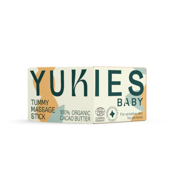 YUKIES Biologische Buikmassage Stick 20g - Parfumvrij & Gevoelige Huidverzorging