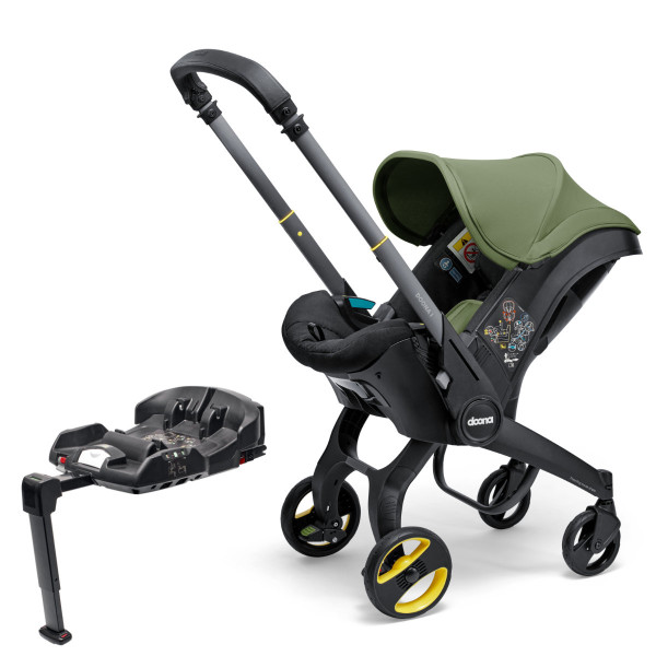 Doona i Baby Autostoel/Kinderwagen incl. Doona i Isofix-Basis