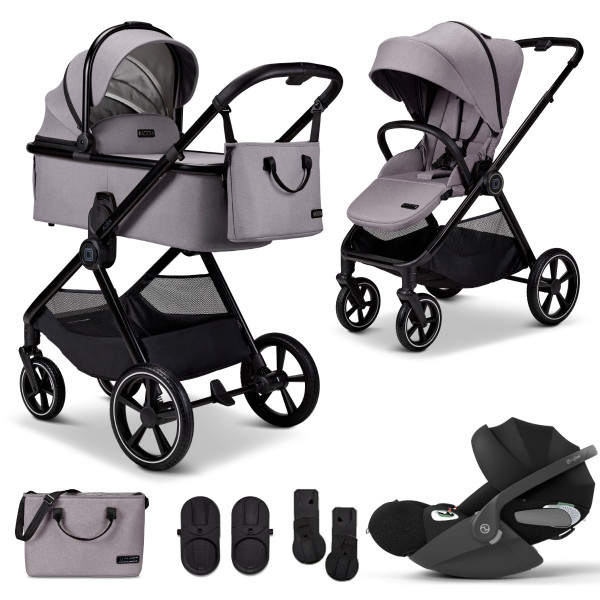 Moon Aura Kinderwagen Set 3 in 1 inclusief Cybex Cloud T i-Size Babystoeltje 2026