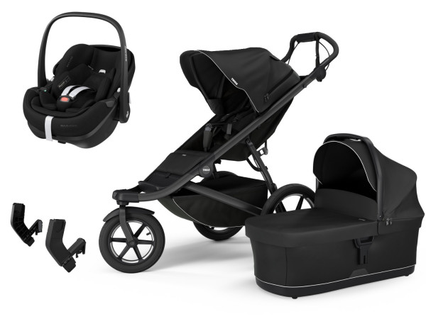 Thule Urban Glide 3 Kinderwagen Set 3-in-1 incl. Maxi Cosi Pebble 360 Pro 2 Autostoeltje