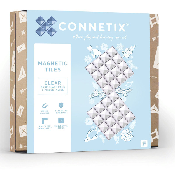 Connetix magnetische speelgoed basisplaten | 2 delen