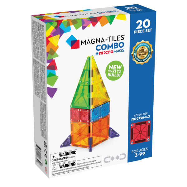 Magna-Tiles microMAGS Kombo - 20-delig