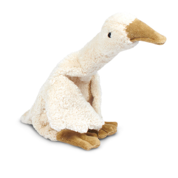 Senger Naturwelt Gans klein – Knuffeldier & Warmtekussen, 47 cm