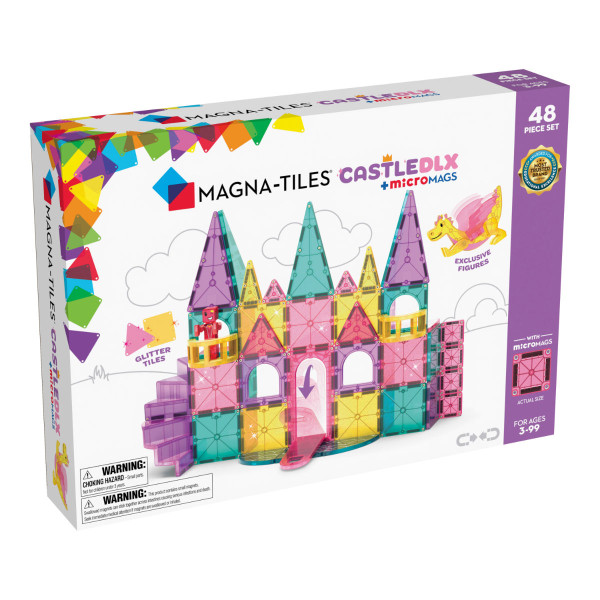 Magna-Tiles Kasteel Deluxe + microMAGS - 48-delig