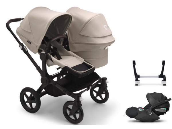 Bugaboo Donkey 5 Duo kinderwagen set 3 in 1 incl. Cybex Cloud T i-Size Autostoeltje