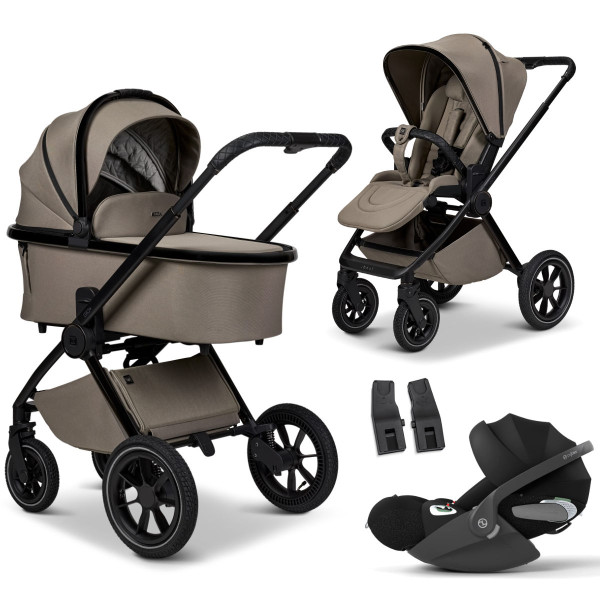 Moon GIO+ Kinderwagen Set 3 in 1 inclusief Cybex Cloud T i-Size Babystoeltje 2025