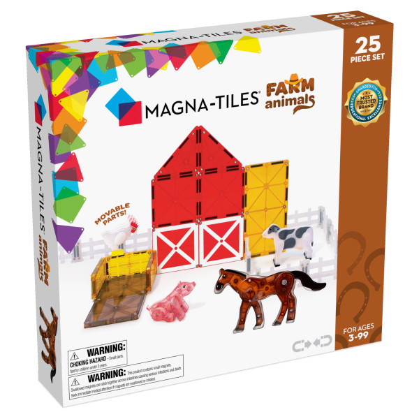 Magna-Tiles Boerderijdieren – 25-delig