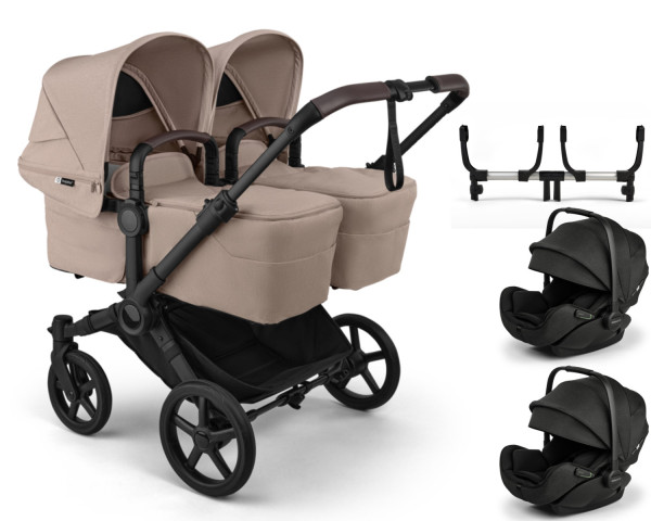 Bugaboo Donkey 6 Twin 3-in-1 Set incl. 2x Otter by Nuna
