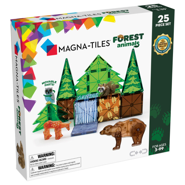 Magna-Tiles Leven in het Bos – 25-delig