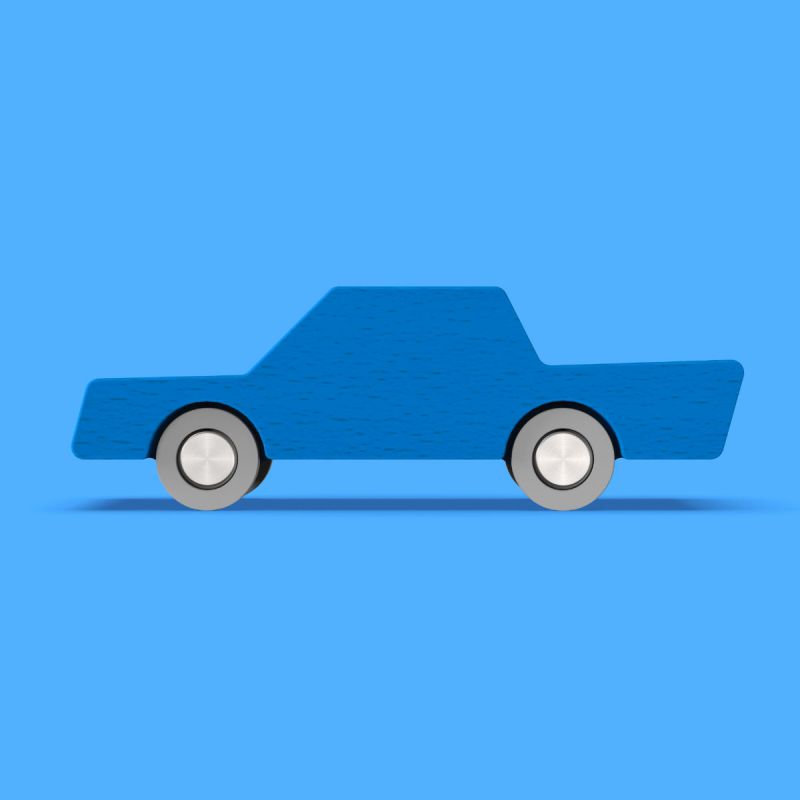 Waytoplay Back and Forth Houten Auto – Creatief Speelauto in Rood ...